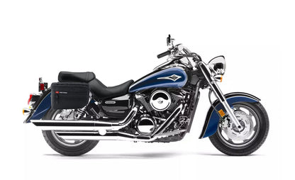18L - Patriot Medium Kawasaki Vulcan 1600 Classic VN1600 Motocicleta Throw Over Alforjas