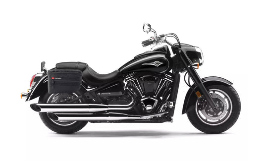 18L - Patriot Medium Kawasaki Vulcan 2000 VN2000 Motocicleta Throw Over Alforjas