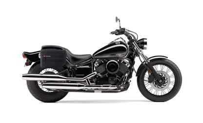 18L - Patriot Medium Yamaha V Star 650 Custom XVS65T Motocicleta Throw Over Alforjas