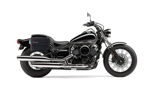 18L - Patriot Medium Yamaha V Star 650 Custom XVS65T Motocicleta Throw Over Alforjas