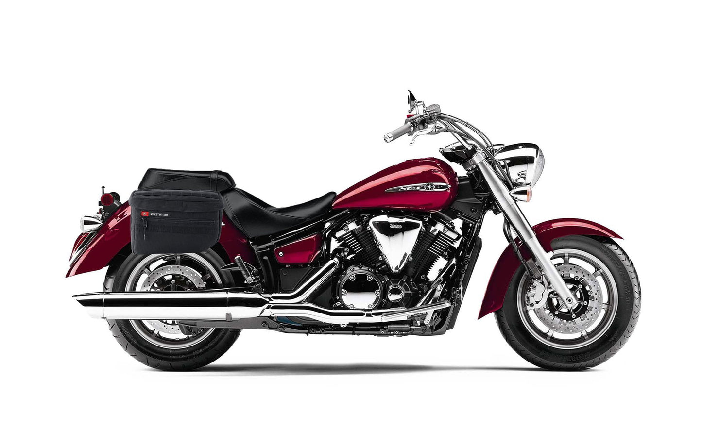 18L - Patriot Medium Yamaha V Star 1300 Classic XVS1300A Motocicleta Throw Over Alforjas