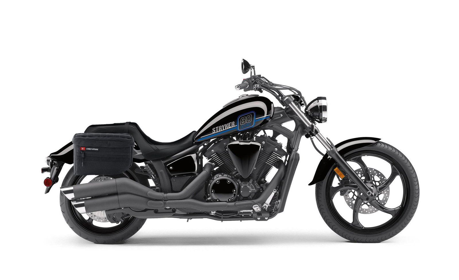 18L - Patriot Medium Yamaha Stryker Motocicleta Throw Over Alforjas