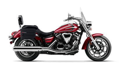 18L - Patriot Medium Yamaha V Star 950 Tourer Motocicleta Throw Over Alforjas
