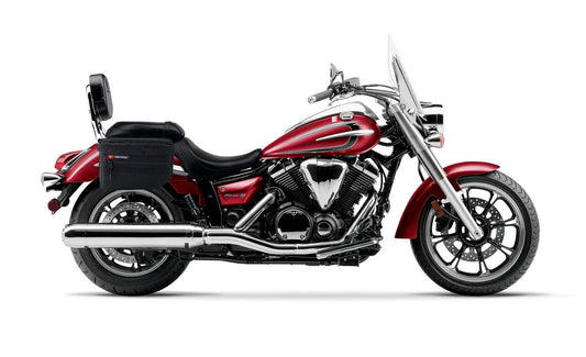 18L - Patriot Medium Yamaha V Star 950 Tourer Motocicleta Throw Over Alforjas