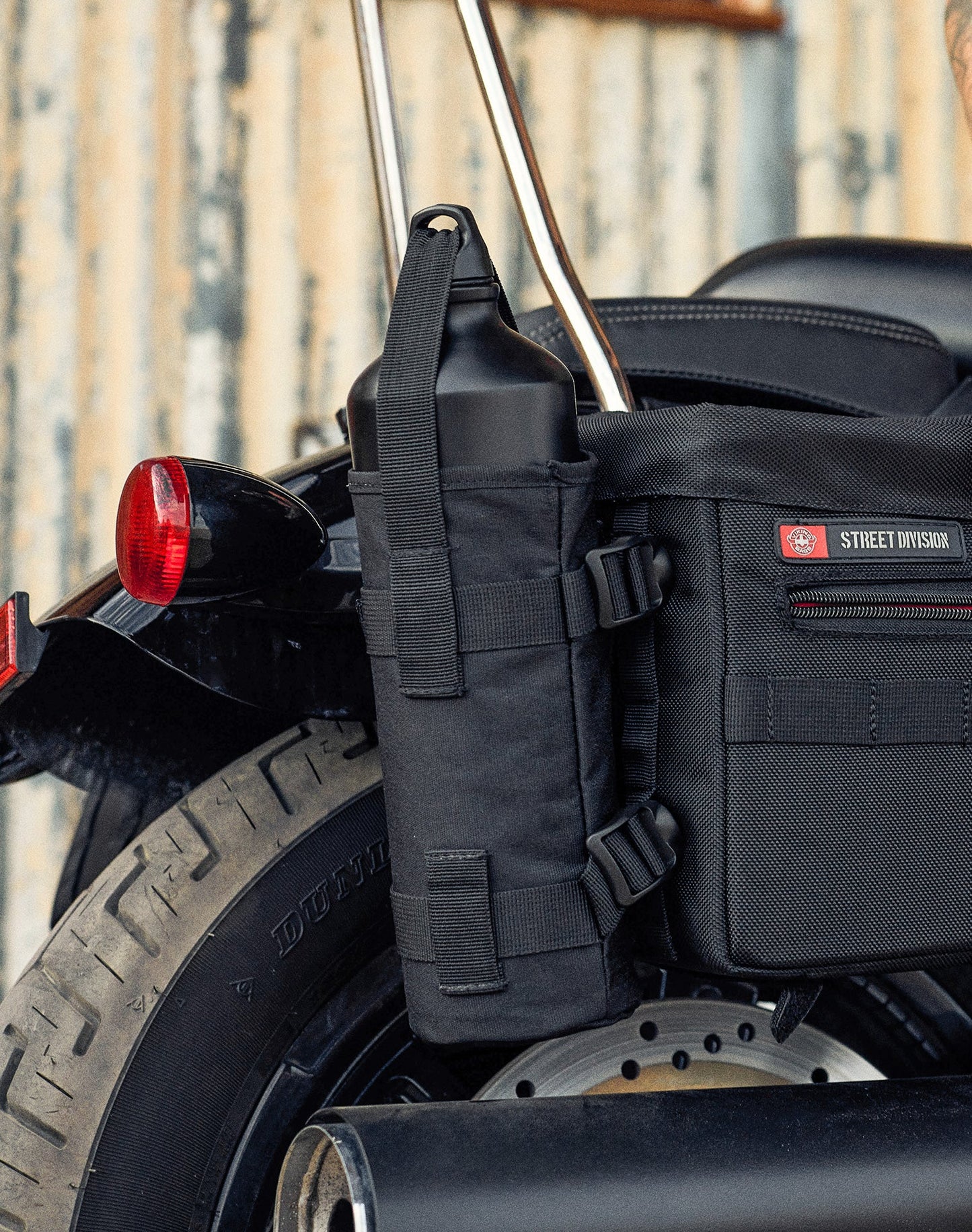 Viking Patriot Motorcycle Fuel Bottle w/Bottle Holster