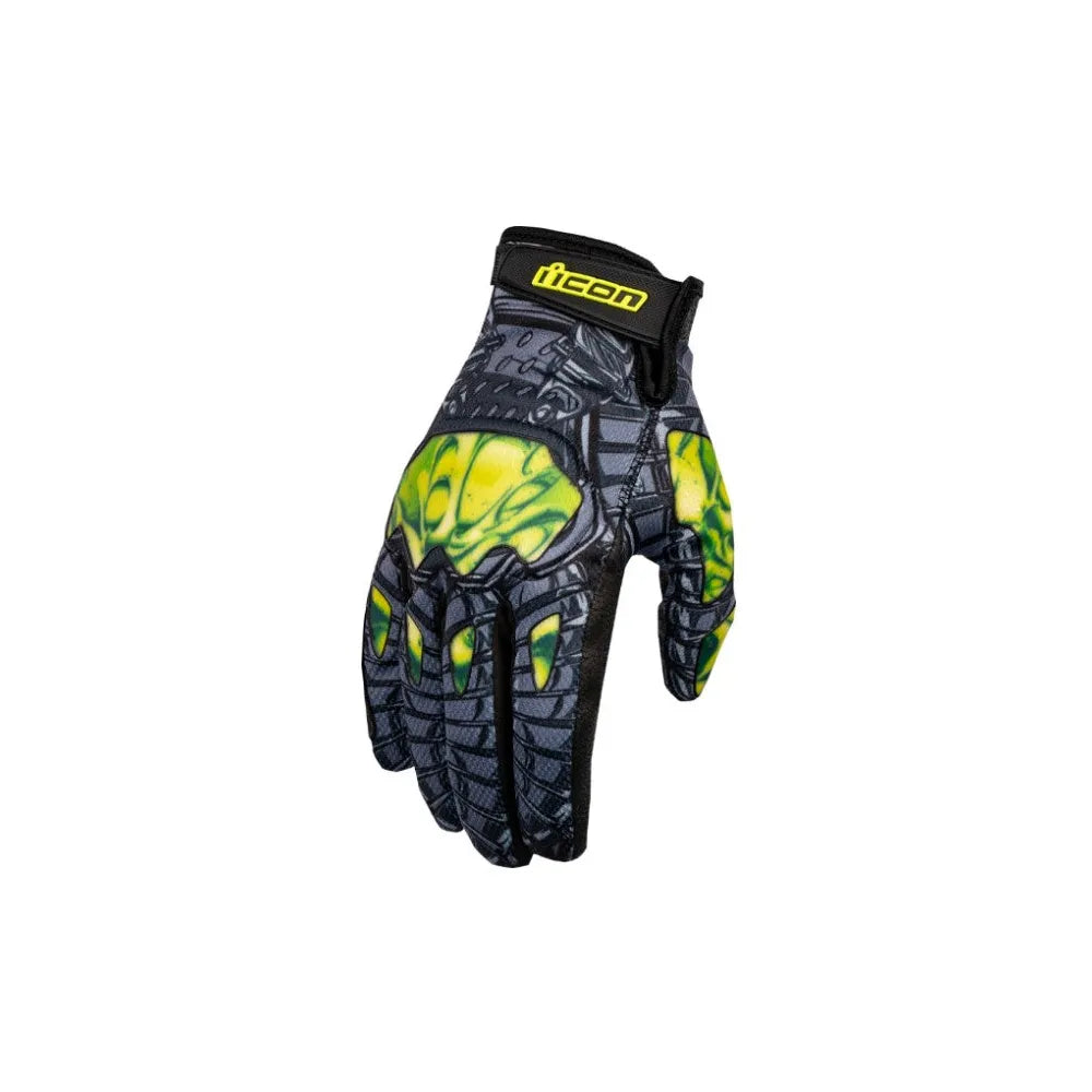 Guantes ICON Hooligan Outbreak - Verde
