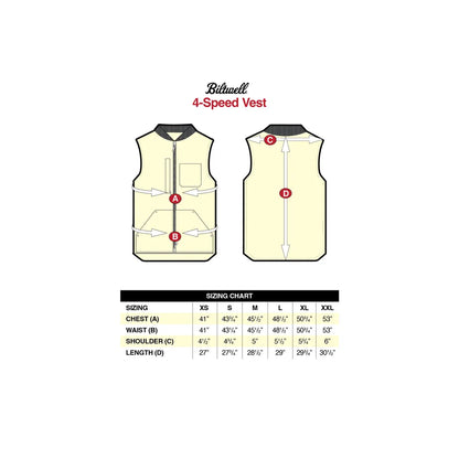 Chaleco Biltwell 4 Speed - Negro