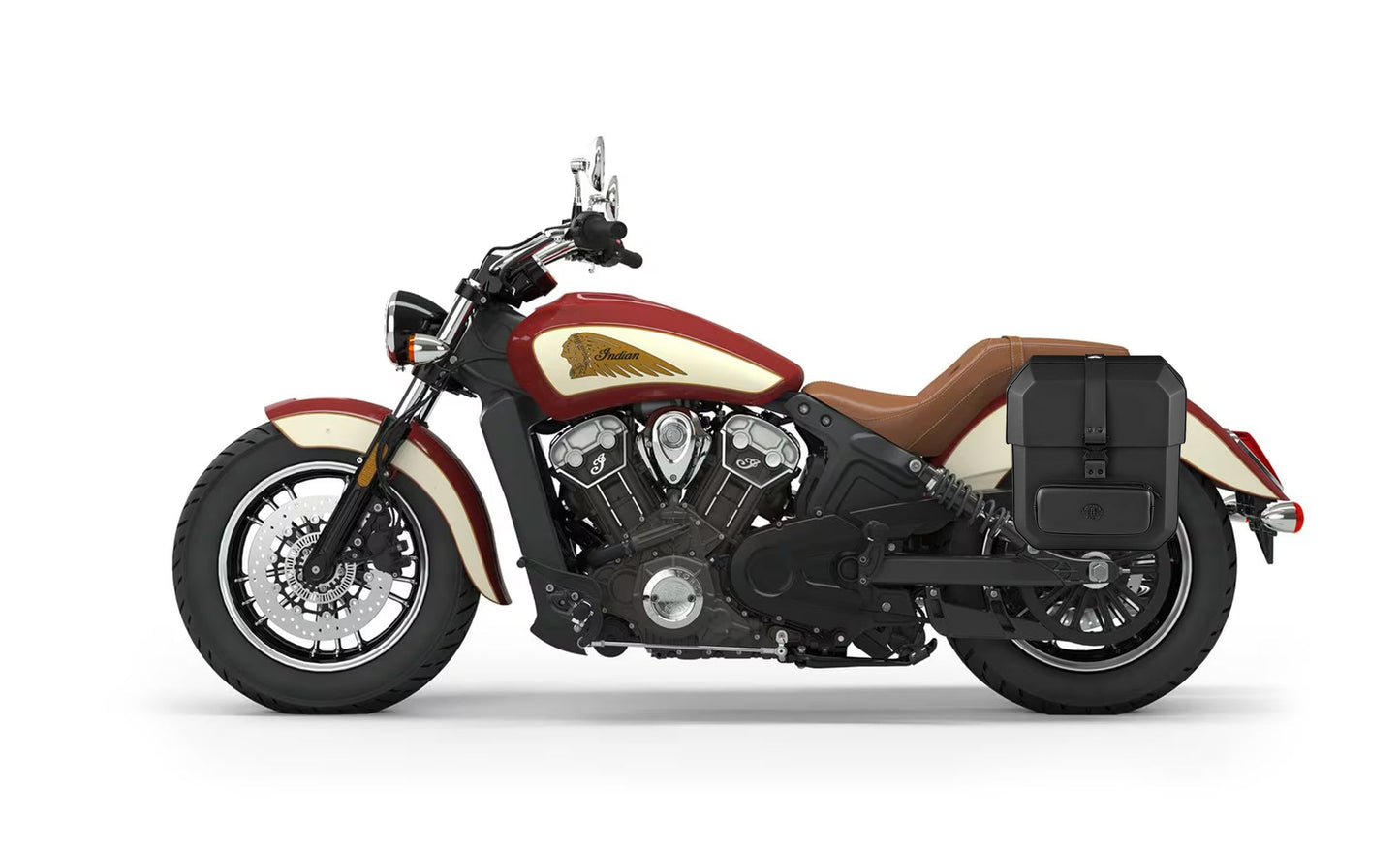 Alforja Lateral Izquierda Viking Outlaw Quick Mount 15L para Indian Scout