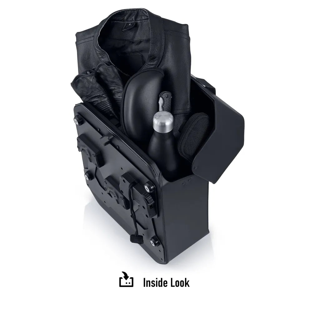 Alforja Lateral Izquierda Viking Outlaw Quick Mount 15L para Indian Scout