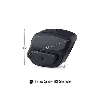 Alforja derecha de piel Viking Bags Ironclad - 20L