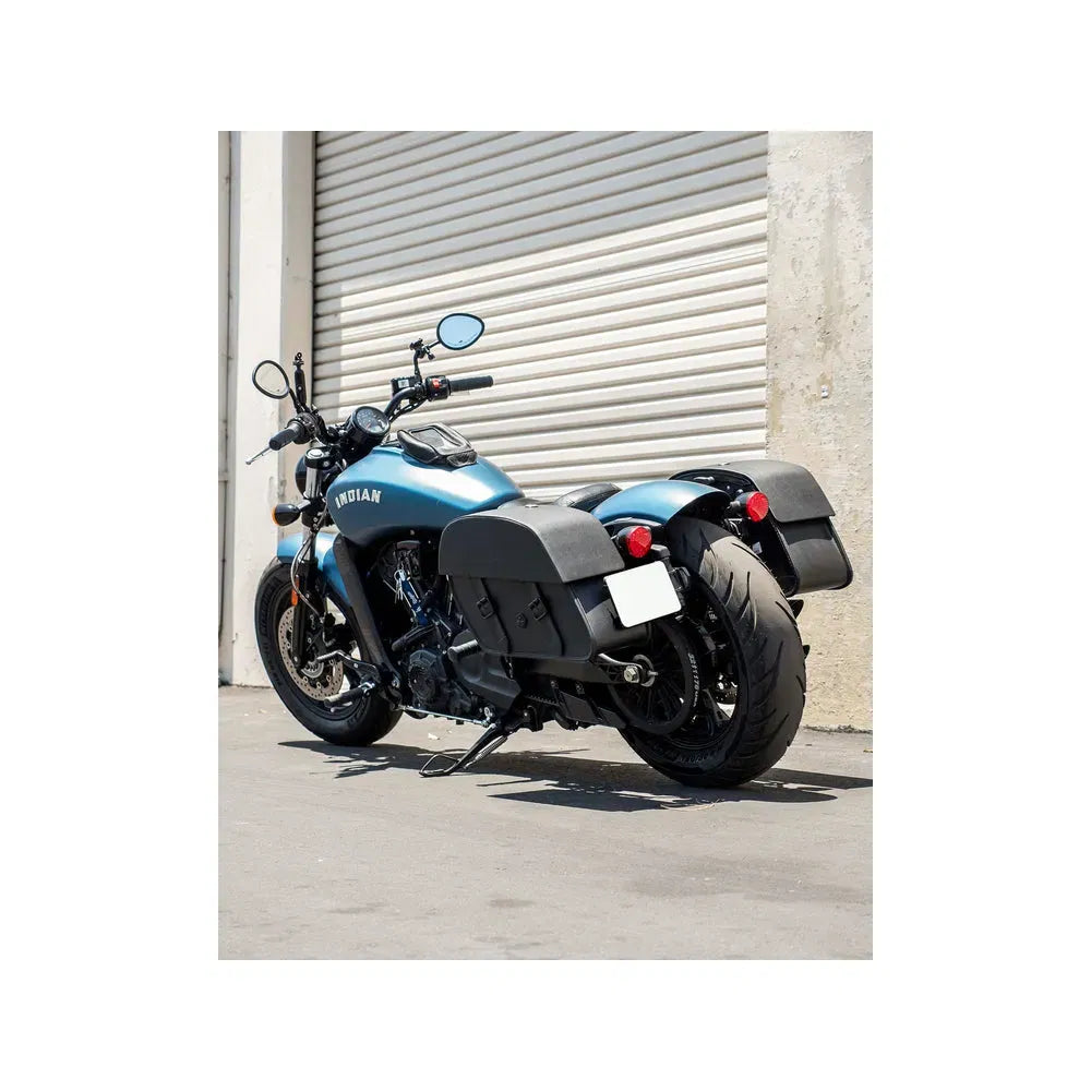 Alforjas desmontables de piel Viking Bags Baelor 28L