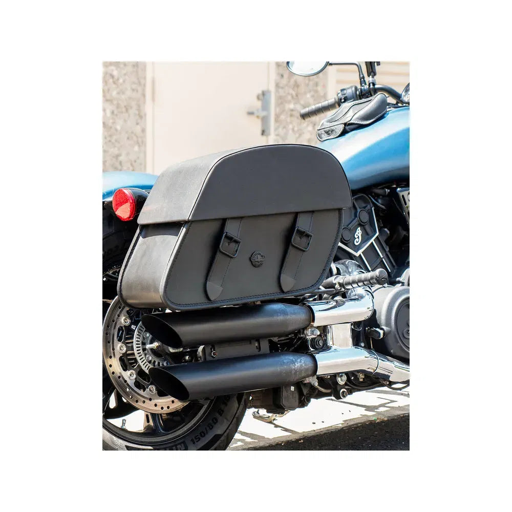 Alforjas desmontables de piel Viking Bags Baelor 28L