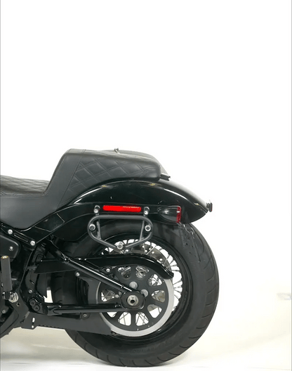 28L - Baelor Medium Quick Mount Motocicleta Alforjas para Harley Sportster 1200 Custom XL1200C/XLH1200C