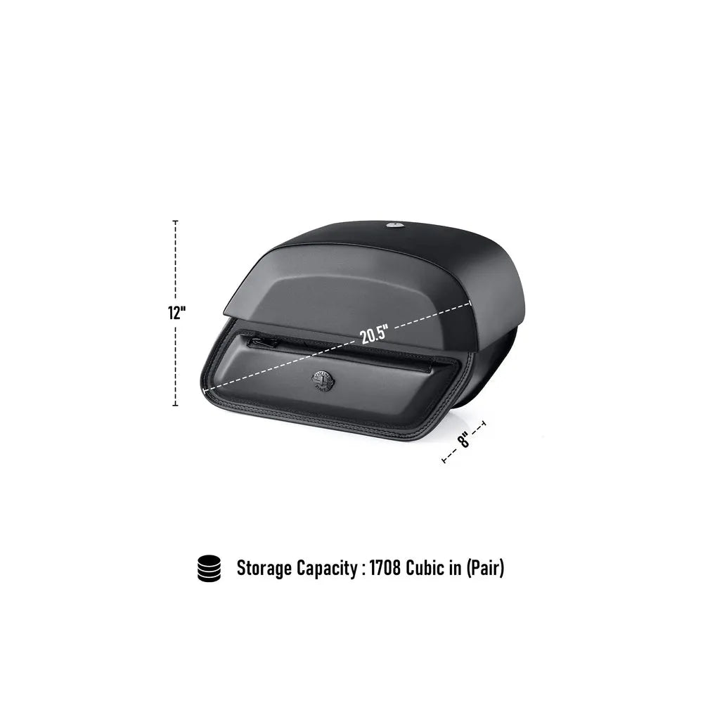 Alforjas desmontables de piel Viking Bags Pantheon - 28L