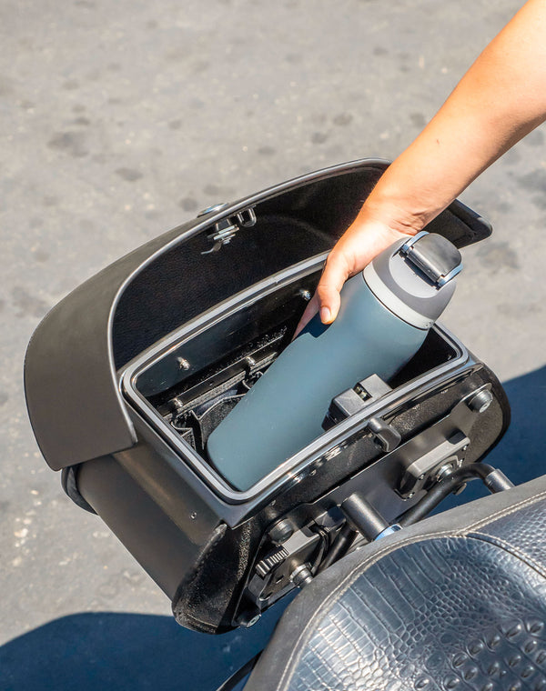 Alforjas desmontables de piel Viking Bags Panzer - 28L