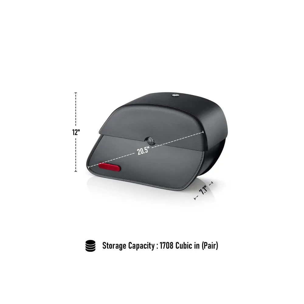 Alforjas desmontables de piel Viking Bags Panzer - 28L