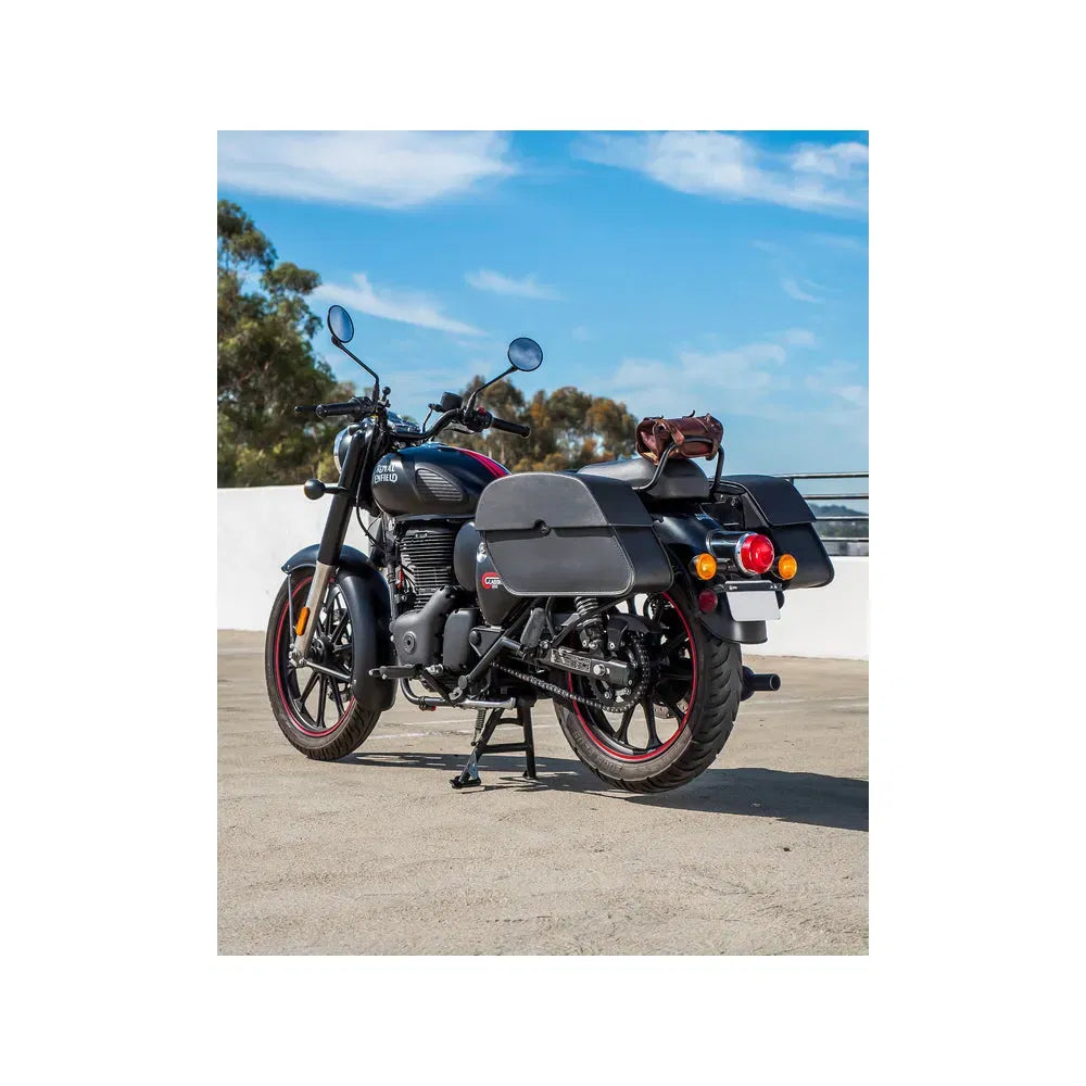 Alforjas desmontables de piel Viking Bags Panzer - 28L
