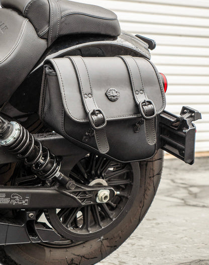 Alforjas de piel Viking Bags Pony - 8L