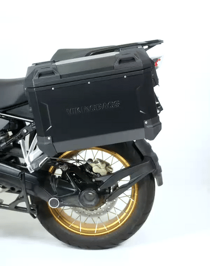 45L - Apex XL Triumph Tiger 900 Aluminum Side Cases Black