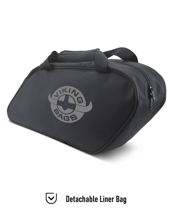 Alforjas rigidas cubiertas de piel Viking Bags Baldur XL - 42L