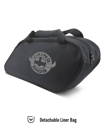 Alforjas rigidas cubiertas de piel Viking Bags Baldur XL - 42L