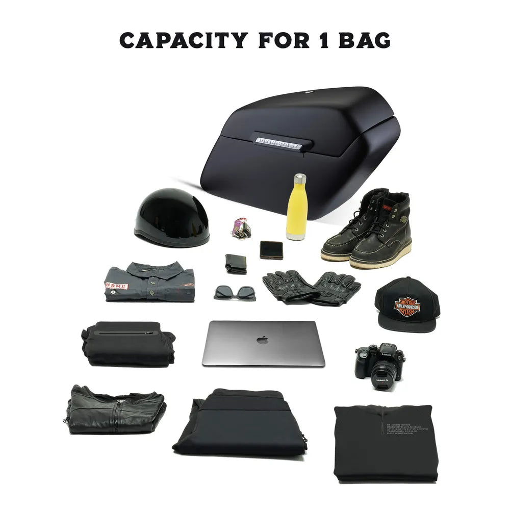 Alforjas Viking Bags Baldur 42L - negro mate