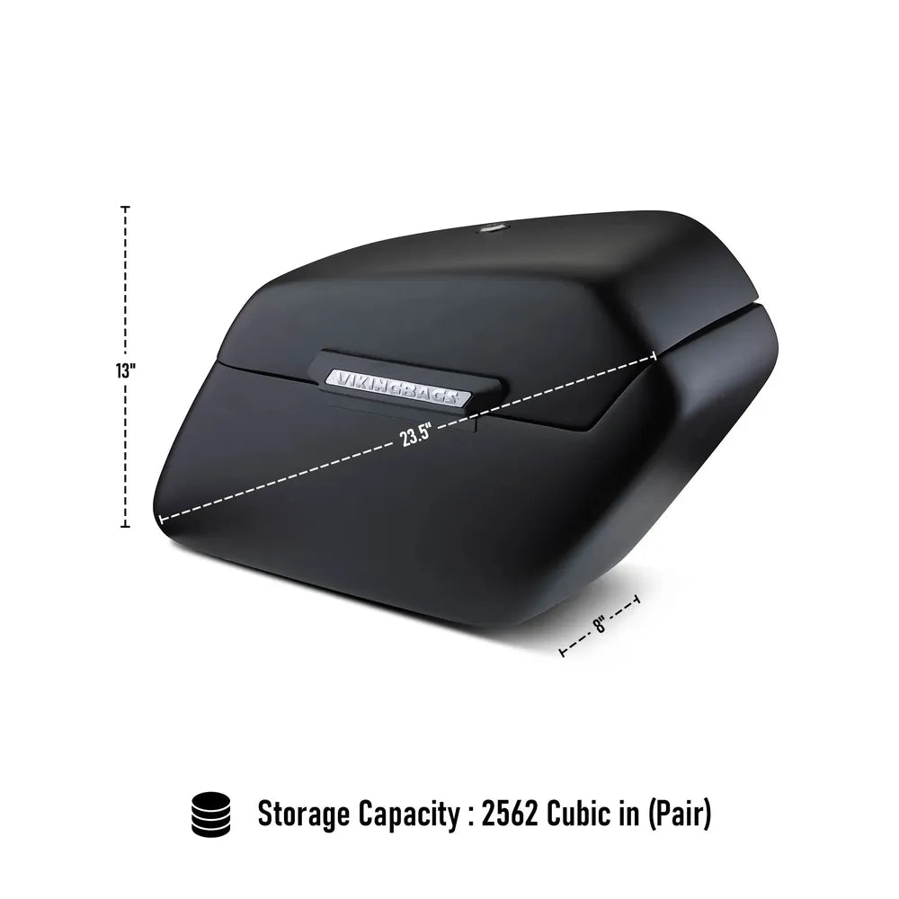 Alforjas Viking Bags Baldur 42L - negro mate