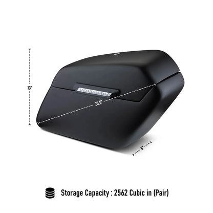 Alforjas Viking Bags Baldur 42L - negro mate