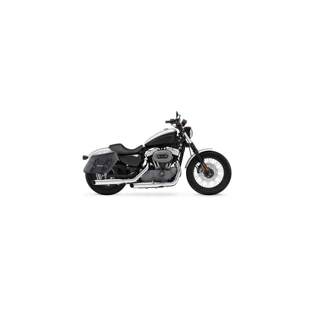 Alforjas de piel Viking Bags Baldur XL Shock Cutout - 38L