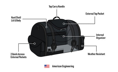 Bolsa de piel para respaldo Viking Bags Century - 28L