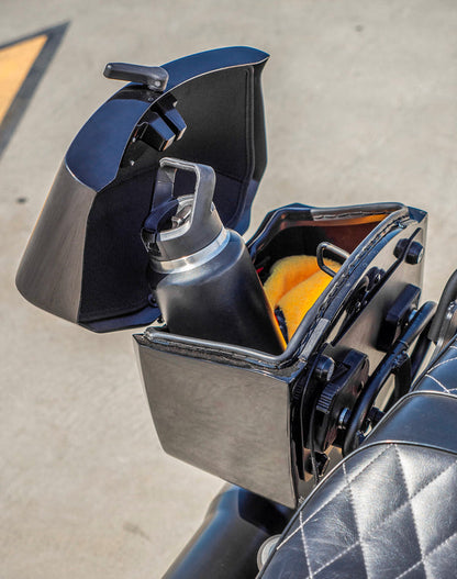 Alforjas rigidas desmontables Viking Bags Ironclad 24L - Pintura Negra