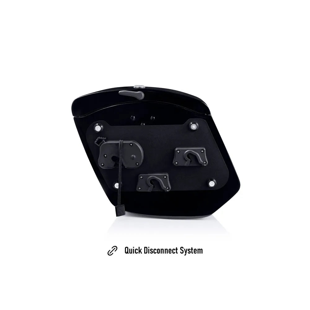 Alforjas rigidas desmontables Viking Bags Ironclad 24L - Pintura Negra