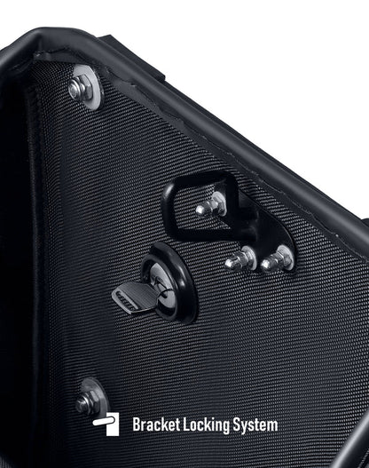 Alforjas rigidas desmontables Viking Bags Ironclad 24L - Pintura Negra