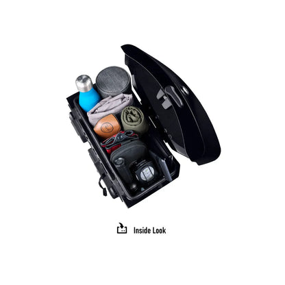 Alforjas rigidas desmontables Viking Bags Ironclad 24L - Pintura Negra