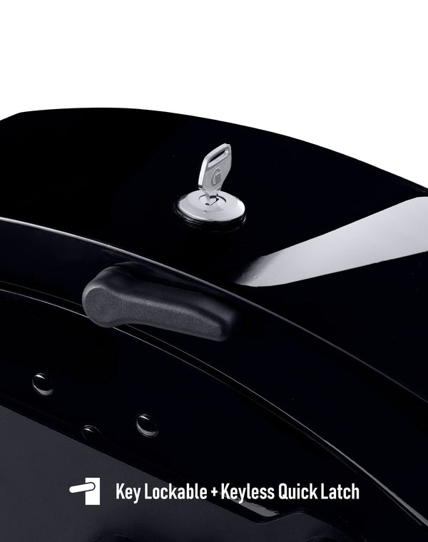 Alforjas rigidas desmontables Viking Bags Ironclad 24L - Pintura Negra