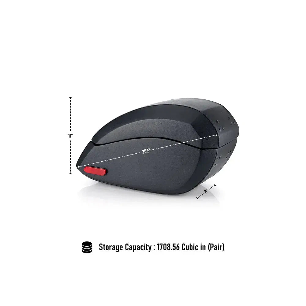 Alforjas de piel Viking Bags Phantom 28L