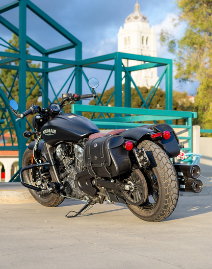 Alforjas de piel Viking Bags SpiritBlade Indian Scout Bobber Sixty - 25L