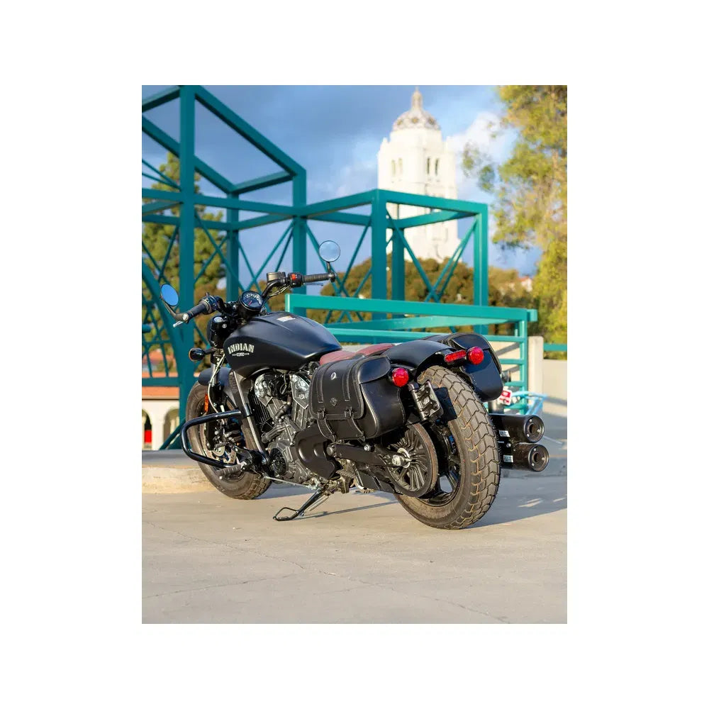 Alforjas de piel Viking Bags SpiritBlade Indian Scout Bobber Sixty - 25L