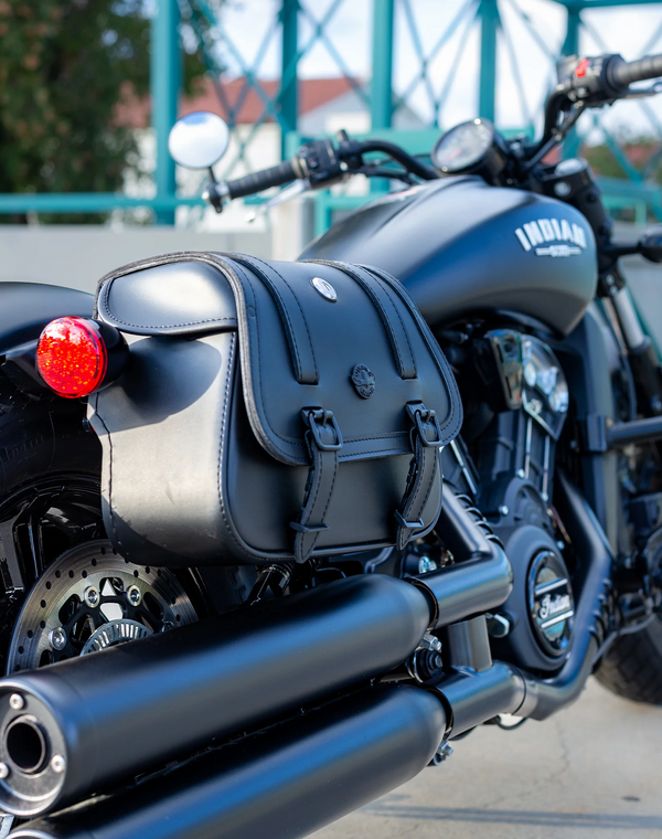 Alforjas de piel Viking Bags SpiritBlade Indian Scout Bobber Sixty - 25L