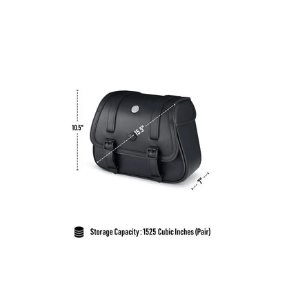 Alforjas de piel Viking Bags SpiritBlade Indian Scout Bobber Sixty - 25L