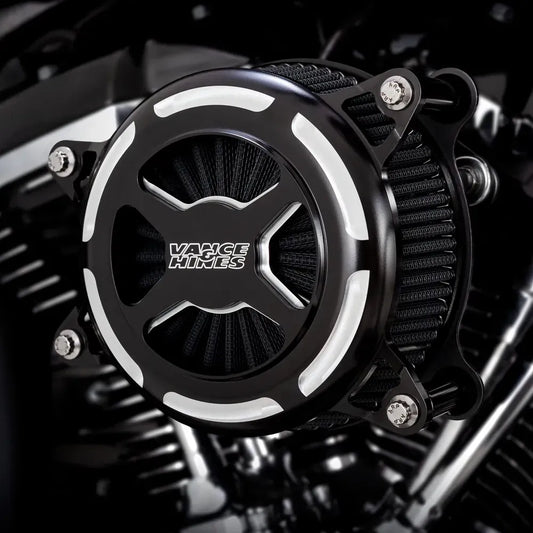 Filtro de aire Vance & Hines VO2 X negro contraste H-D M8
