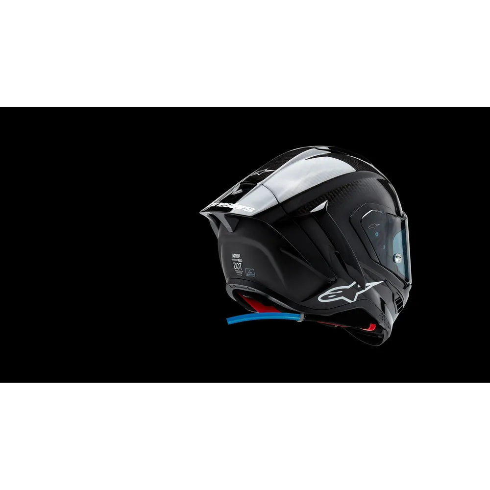 Casco Alpinestar Supertech R10 - Element - Carbono/Rojo/Blanco