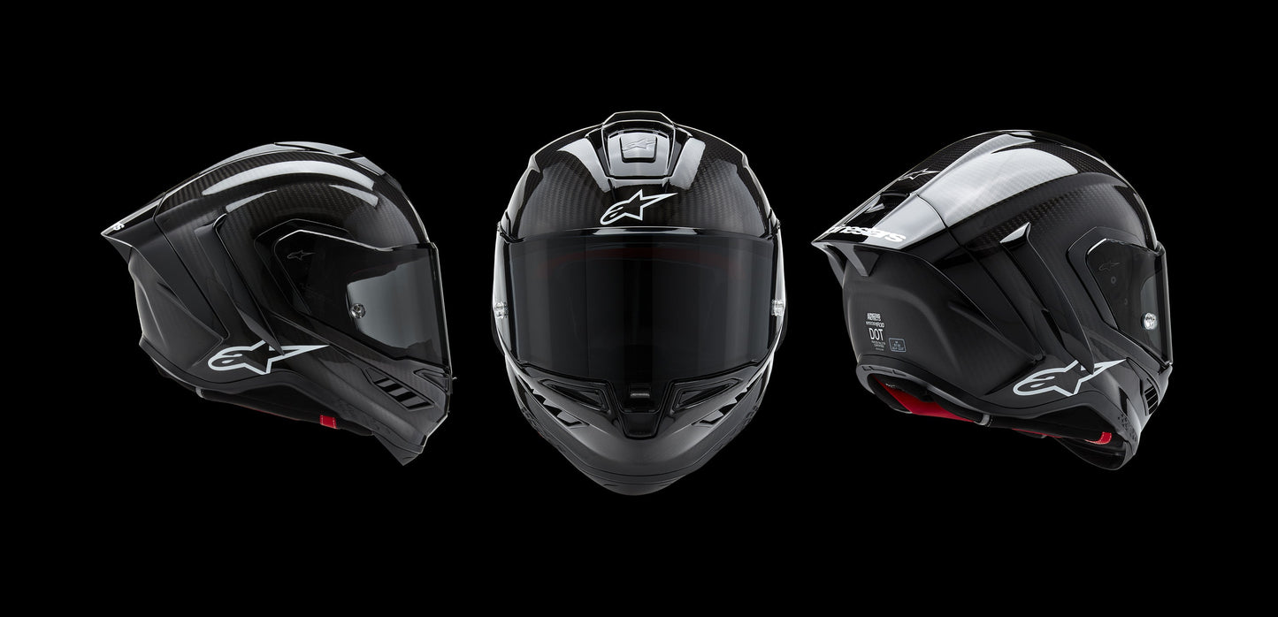 Casco Supertech R10 Sólido - Negro Carbono