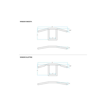Manillar Biltwell Window 1" - cromo