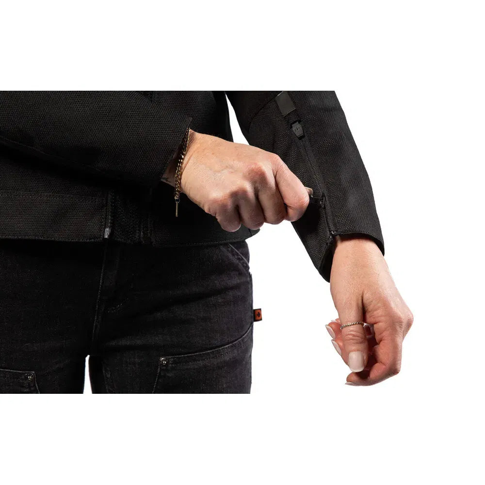 Chamarra Icon Overlord3 Mesh CE para Mujer - Negro