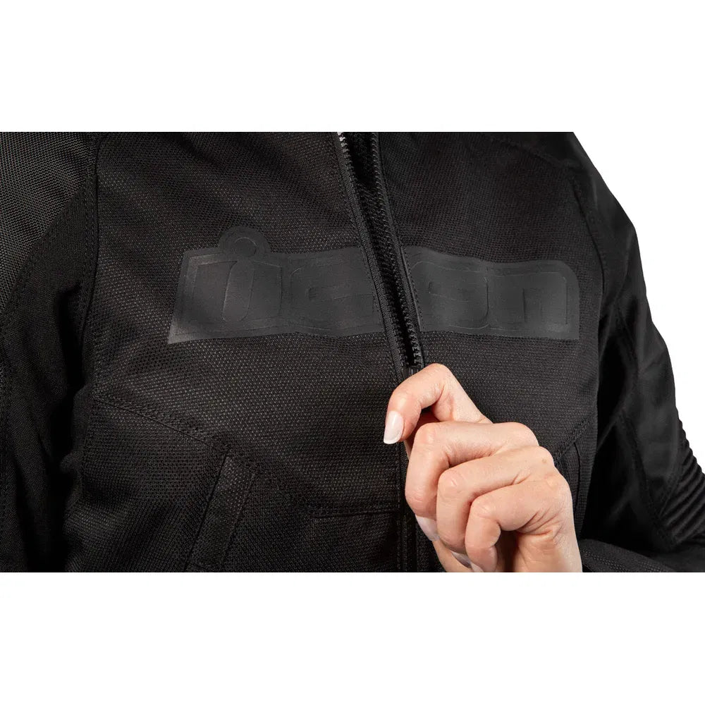 Chamarra Icon Overlord3 Mesh CE para Mujer - Negro