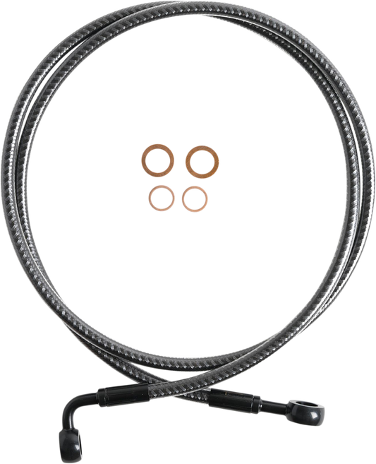 Brake Line - Front - 180°/90° - 50" - KARBONFIBR