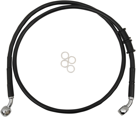 Línea de Freno Delantera +6" - Negro