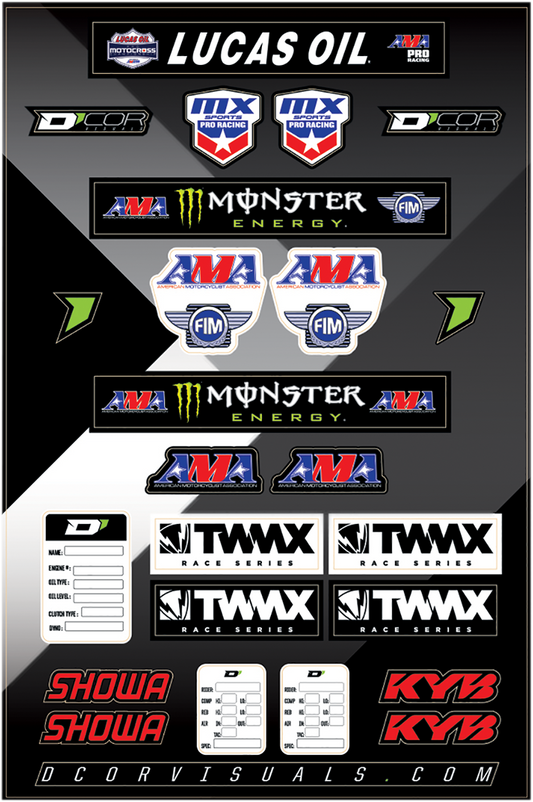 Decal Sheet - Logos