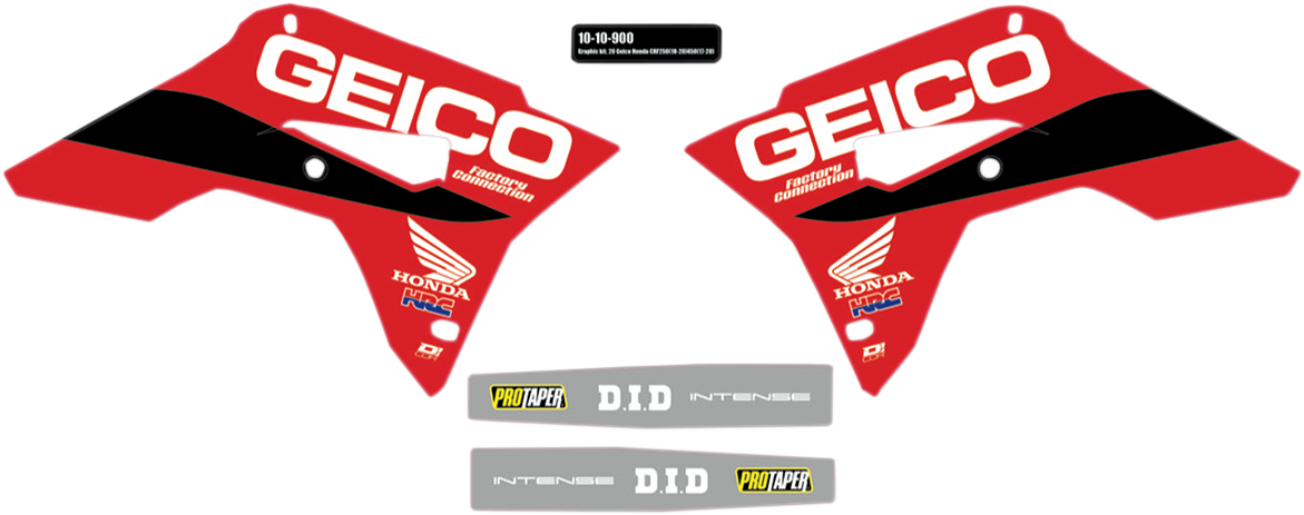 Graphic Kit - Geico - Honda